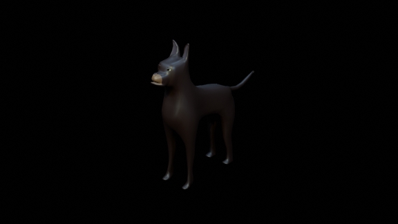  Dog character made in Blender 2.8 preview image 1